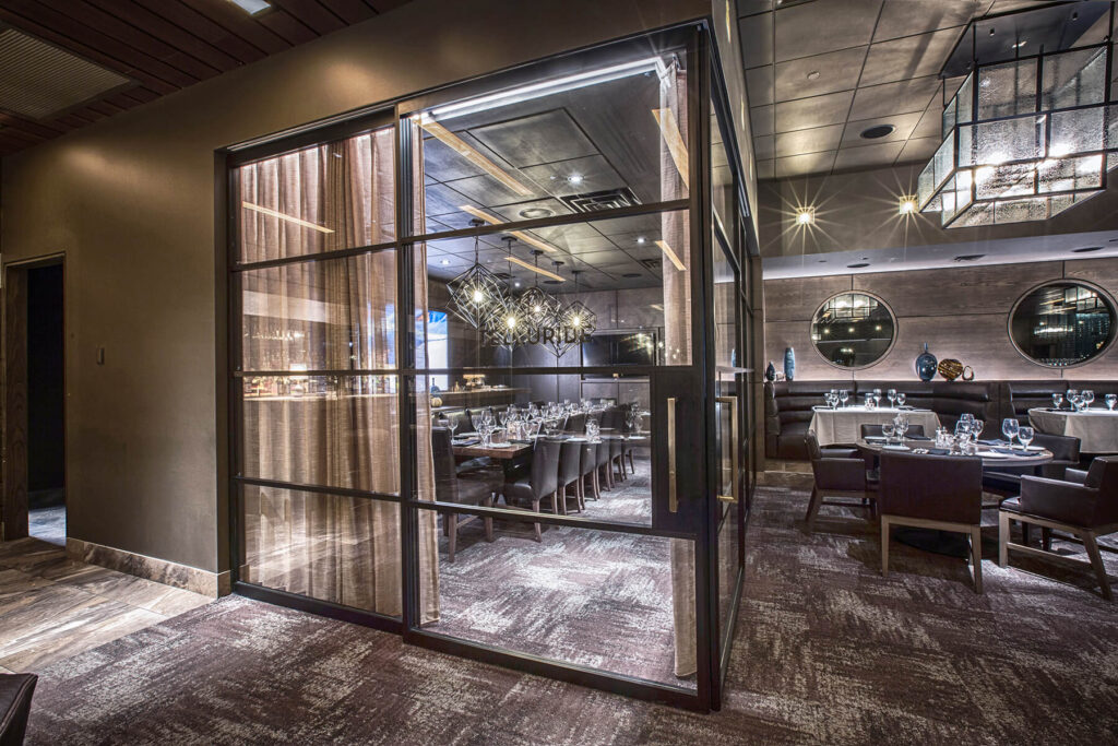 Telluride Room interior at Denver Tech Center for private dining