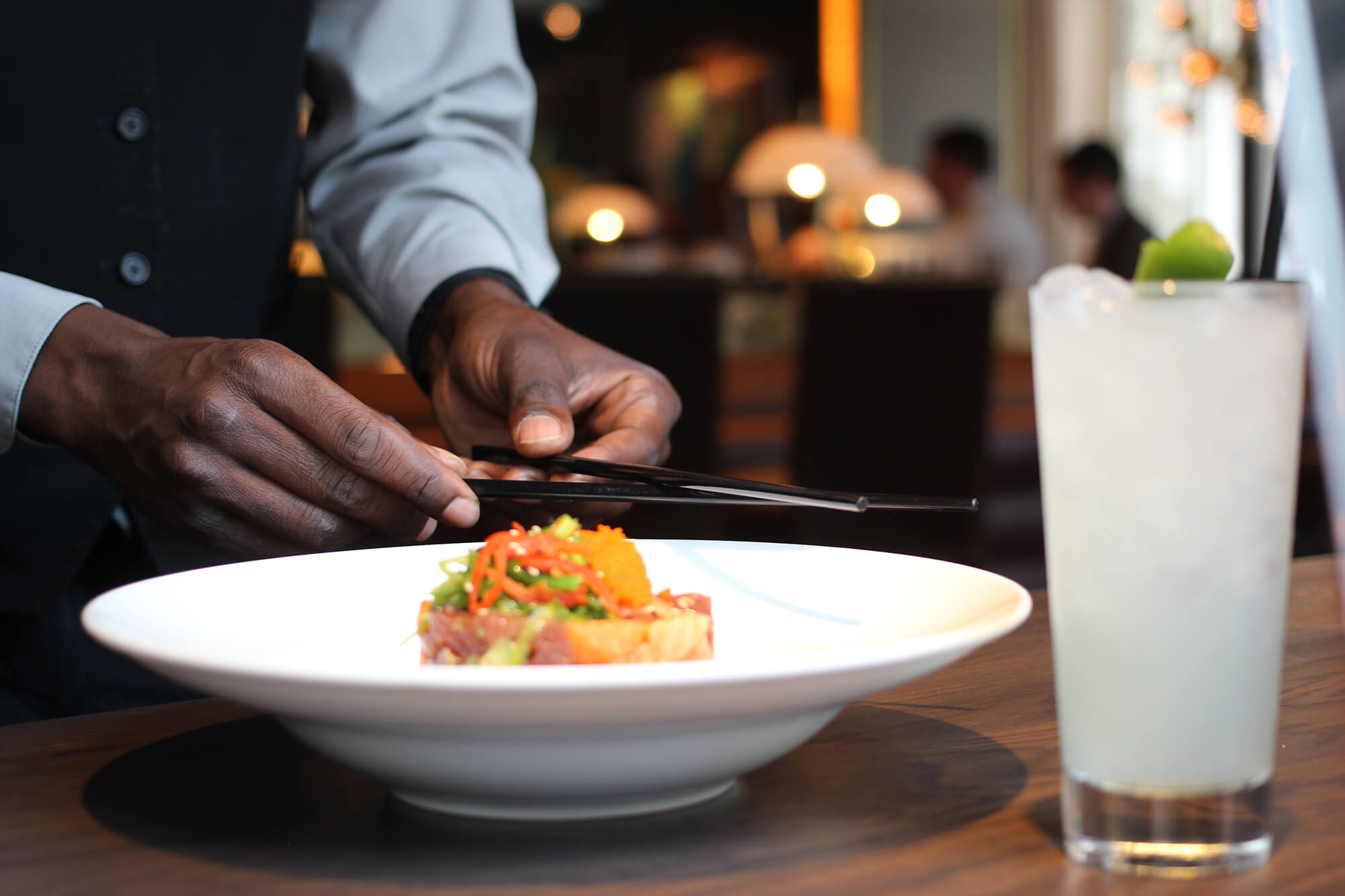 Lunch menu dish